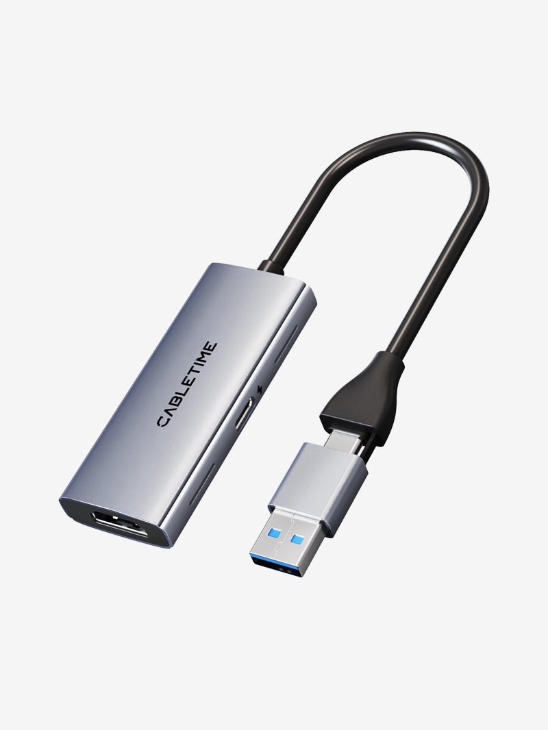 كابل تايم التقاط فيديو عبر منفذ USB A+C إلى HDMI، بدقة 1080 بكسل - Image 1